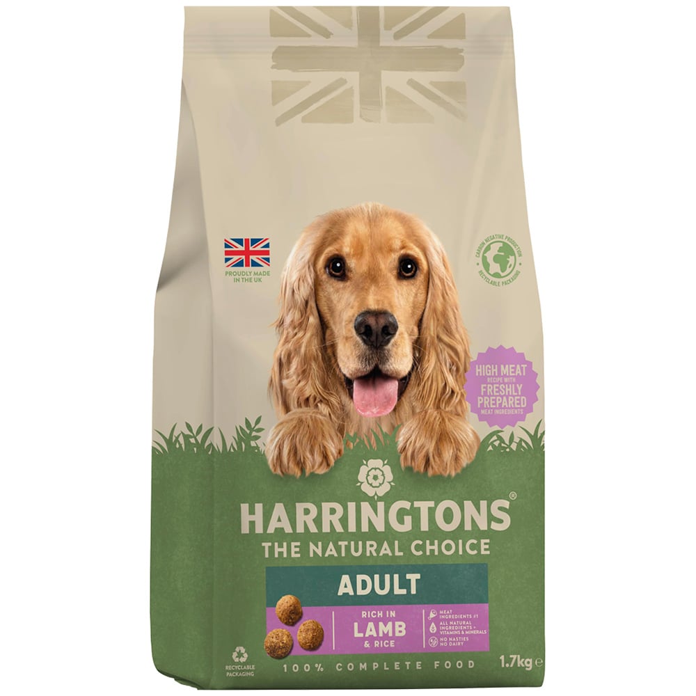 Harringtons Lamb and Rice Dog Food Case of 4 x 1.7kg Image 2