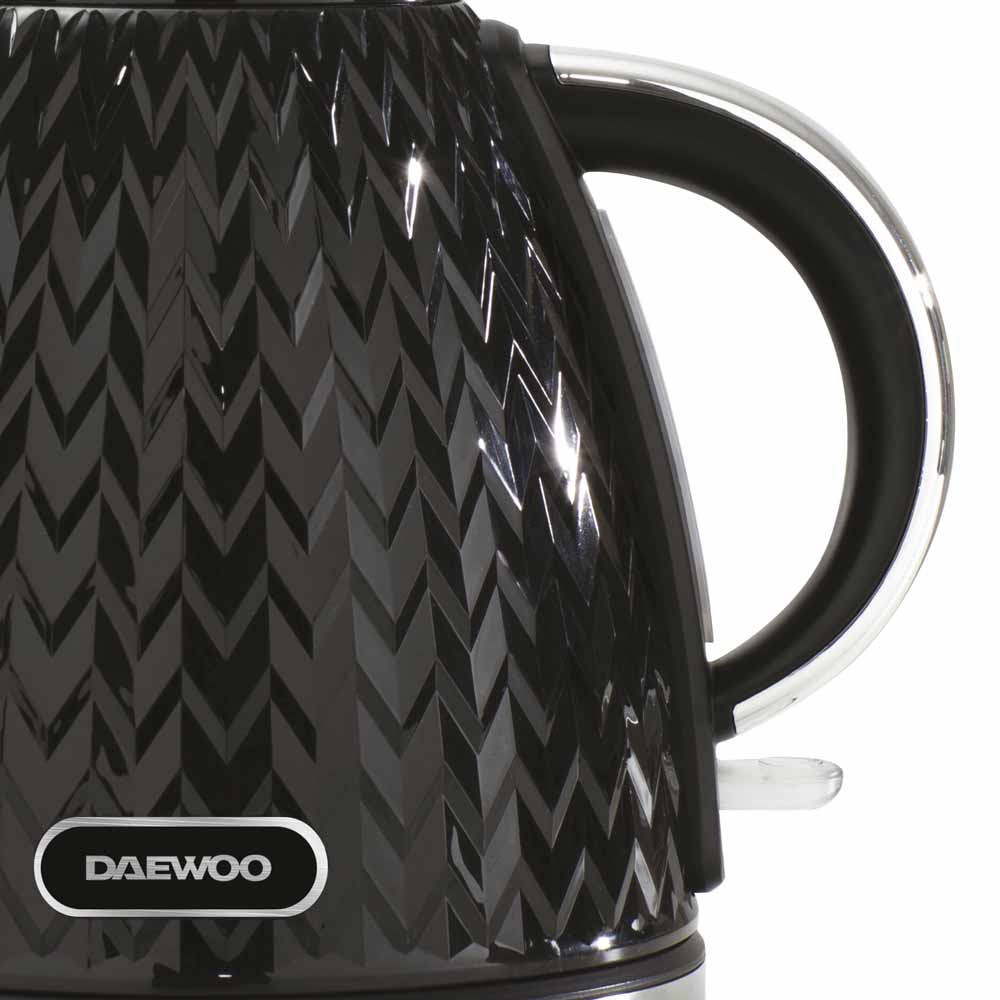 Daewoo Black 1.7L Argyle Kettle 3KW Image 3
