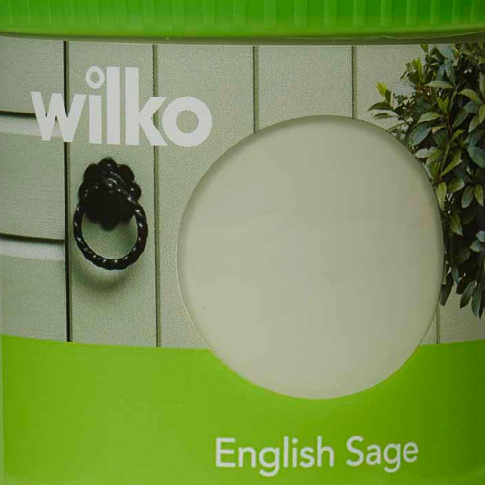 Wilko Garden Colour English Sage Green Tester Pot 75ml Image 3