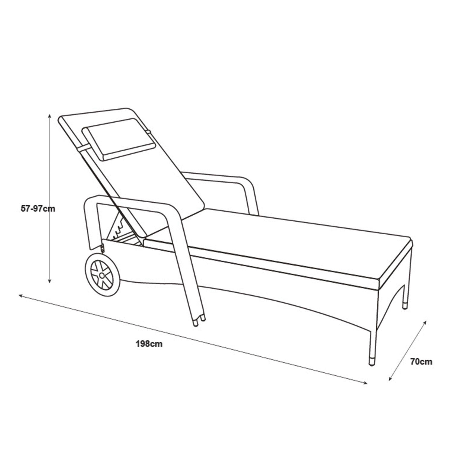 Verona Lounger Image 7