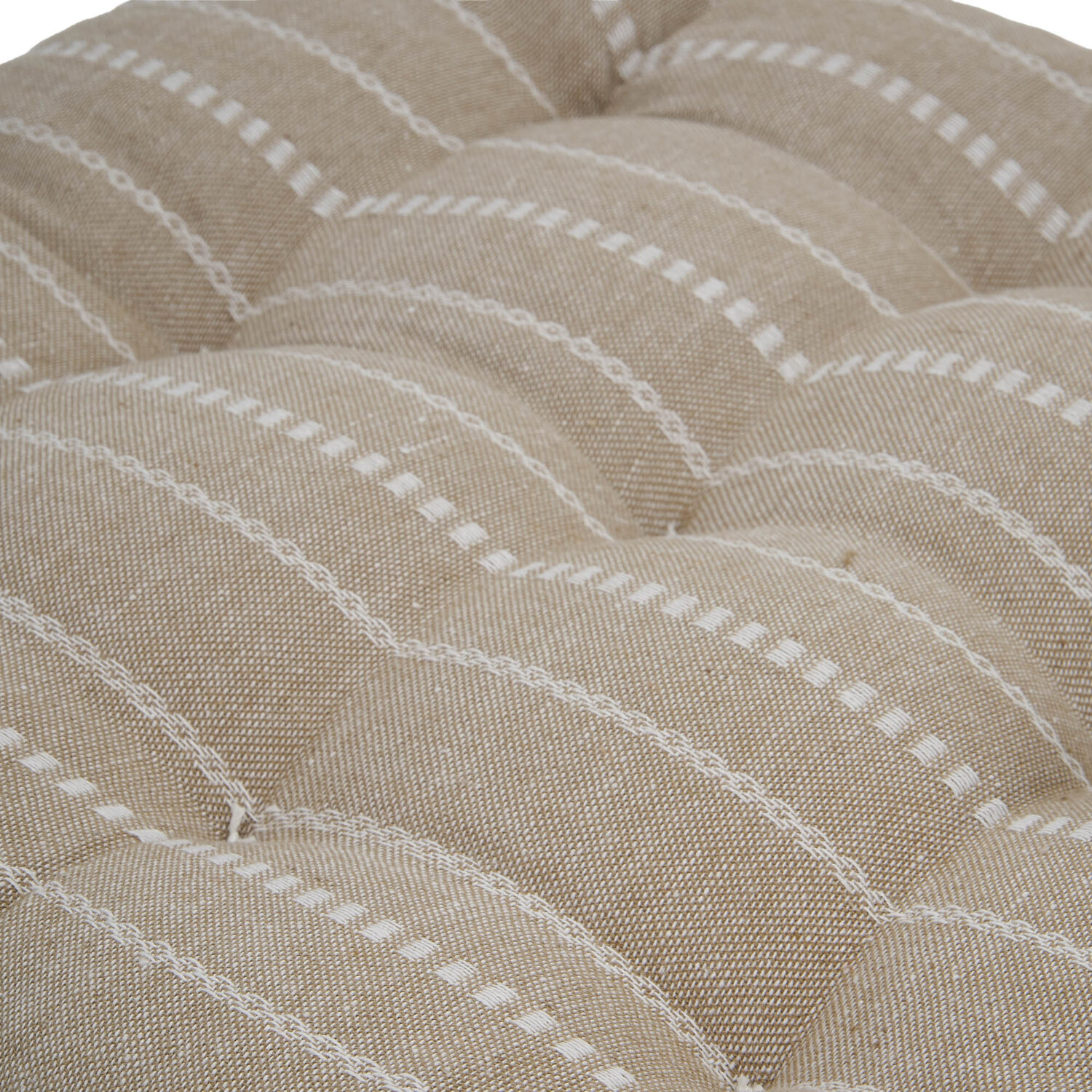 Brown Woven Seat Pad 40 x 40cm Image 2