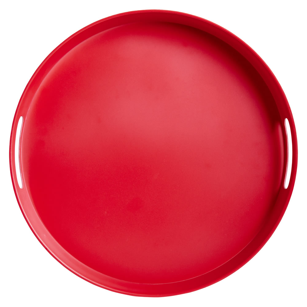 Wilko Round Bamboo Tray Wilko