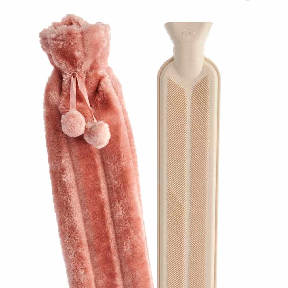 Wilko Blush Long Hot Water Bottle Wilko