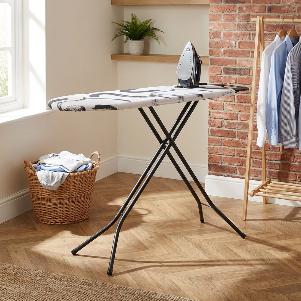 Argento Ironing Board Black and White Image 3