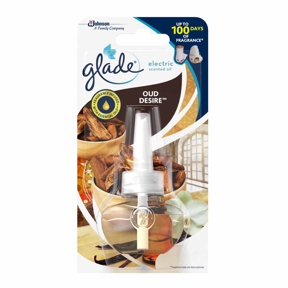 Glade Electric Scented Oil Oudour Desire Plugin Wilko
