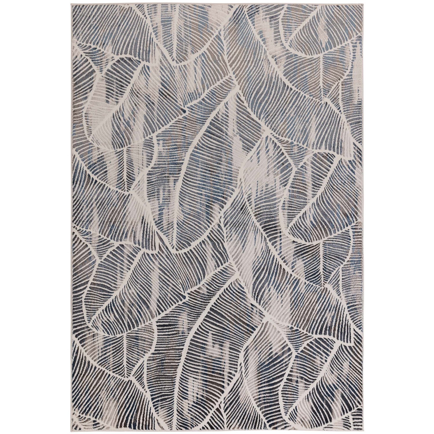 Inky Leaf Rug 120cm Image 1