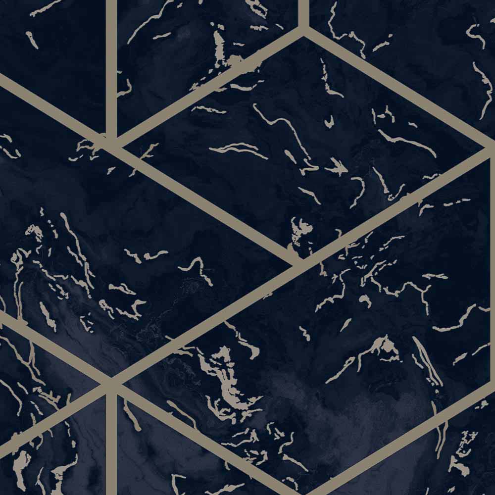 Superfresco Colours Hestia Geo Midnight Wallpaper Image 2