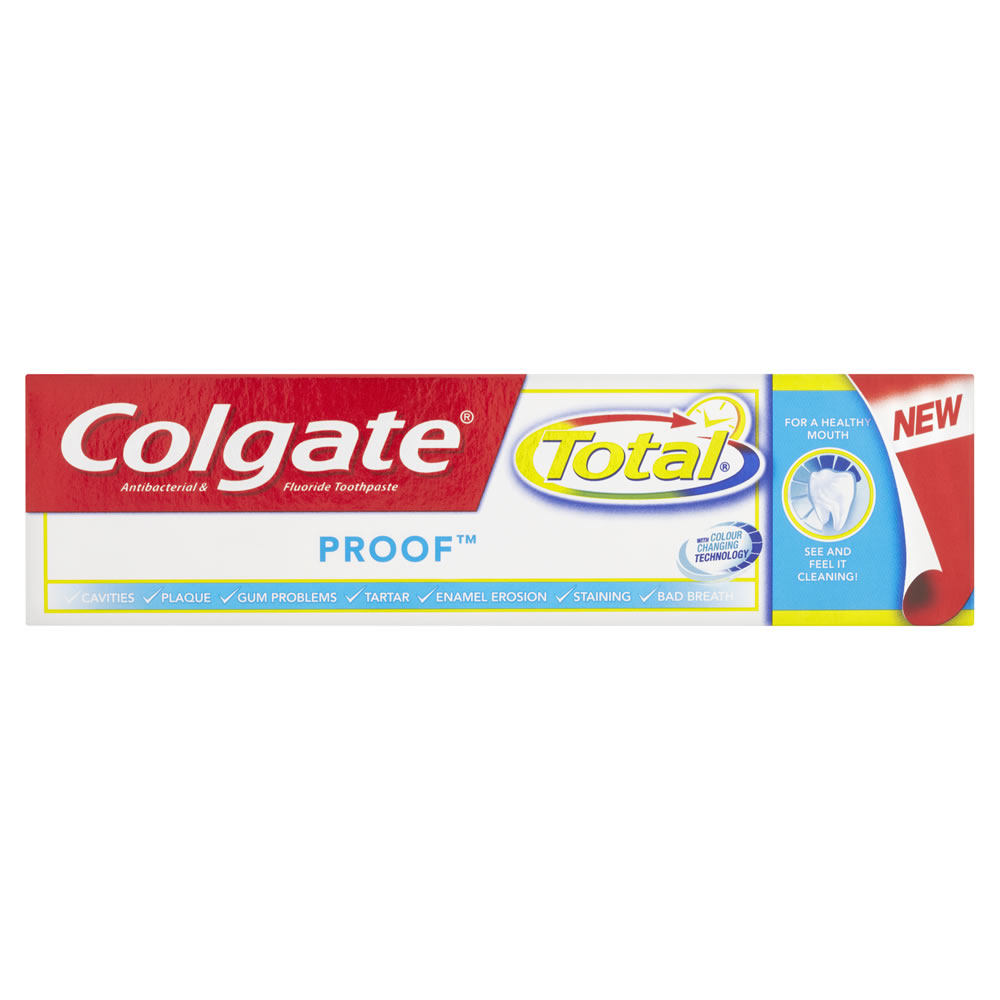 Colgate Toothpaste Total Proof 75ml Wilko