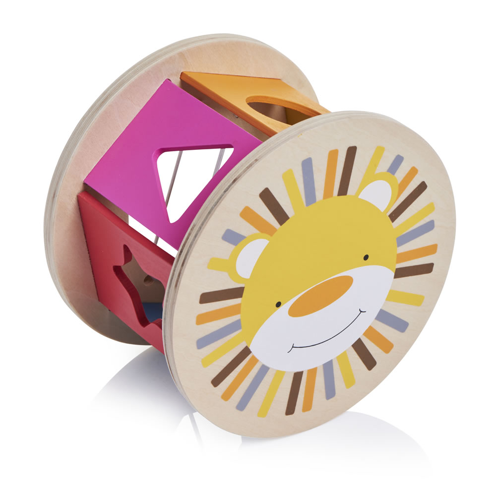 Wilko Safari Wooden Shape Sorter Wilko