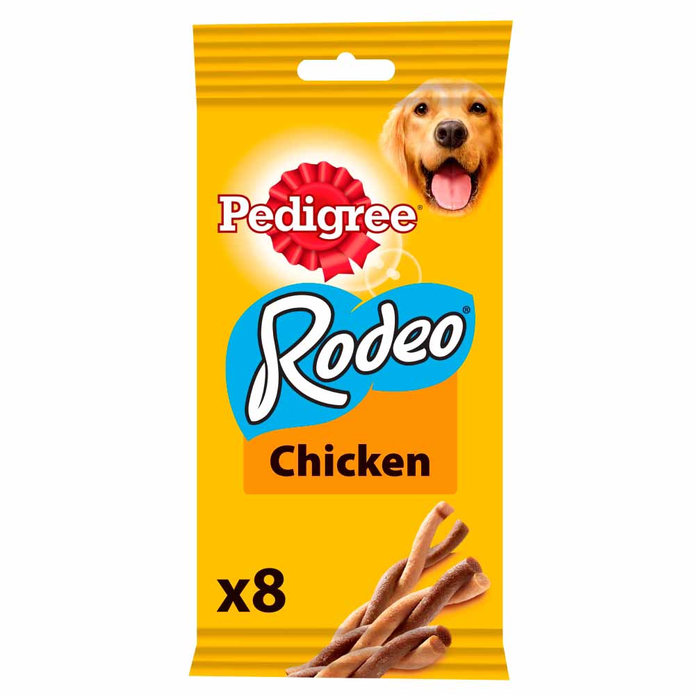 Pedigree 8 pack Rodeo Dog Treats with Chicken Image 1