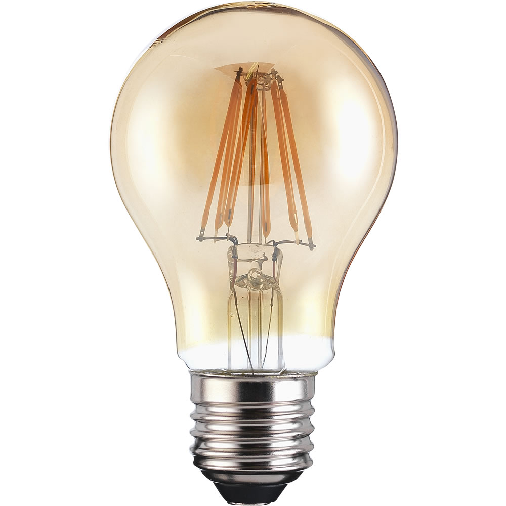 TCP 1 pack Screw E27/ES Vintage LED 4W 380 Lumens Classic Filament Light Bulb Image 2