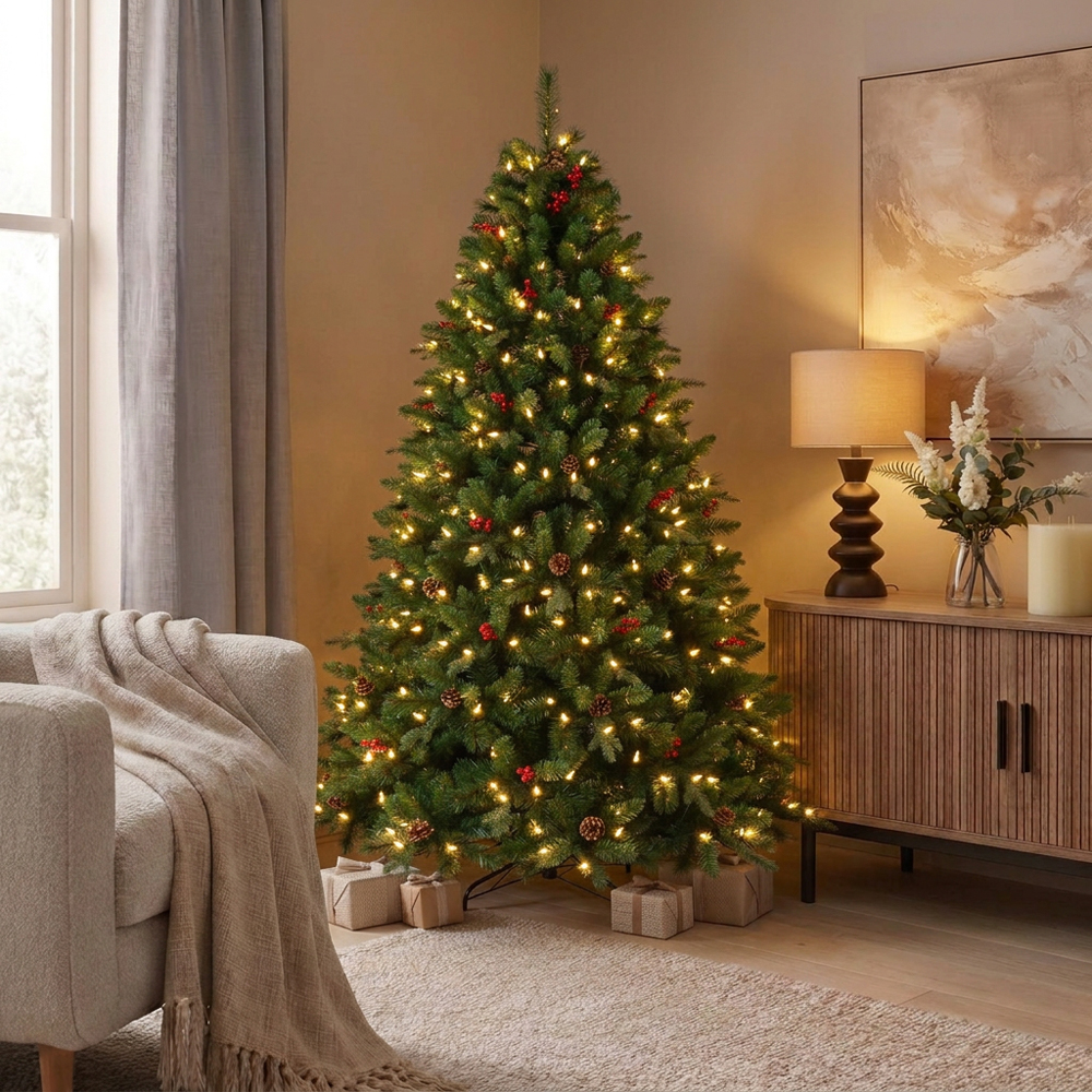 Pre-Lit 6ft Aubrey Fir Tree Image 2