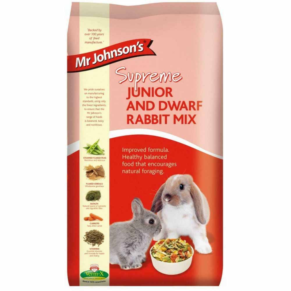 Mr Johnson's Junior and Dwarf Rabbit Mix 900g Image