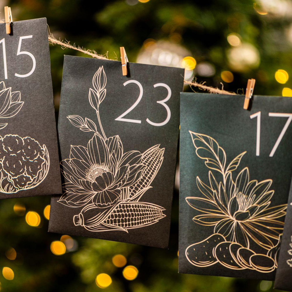 Thompson and Morgan Christmas Gift Vegetables Seed Christmas Gift Advent Calendar Kit Image 2
