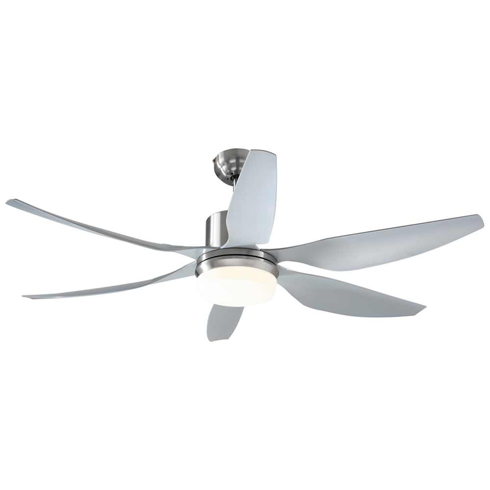 HOMCOM Grey Reversible Ceiling Fan with Light Image 1