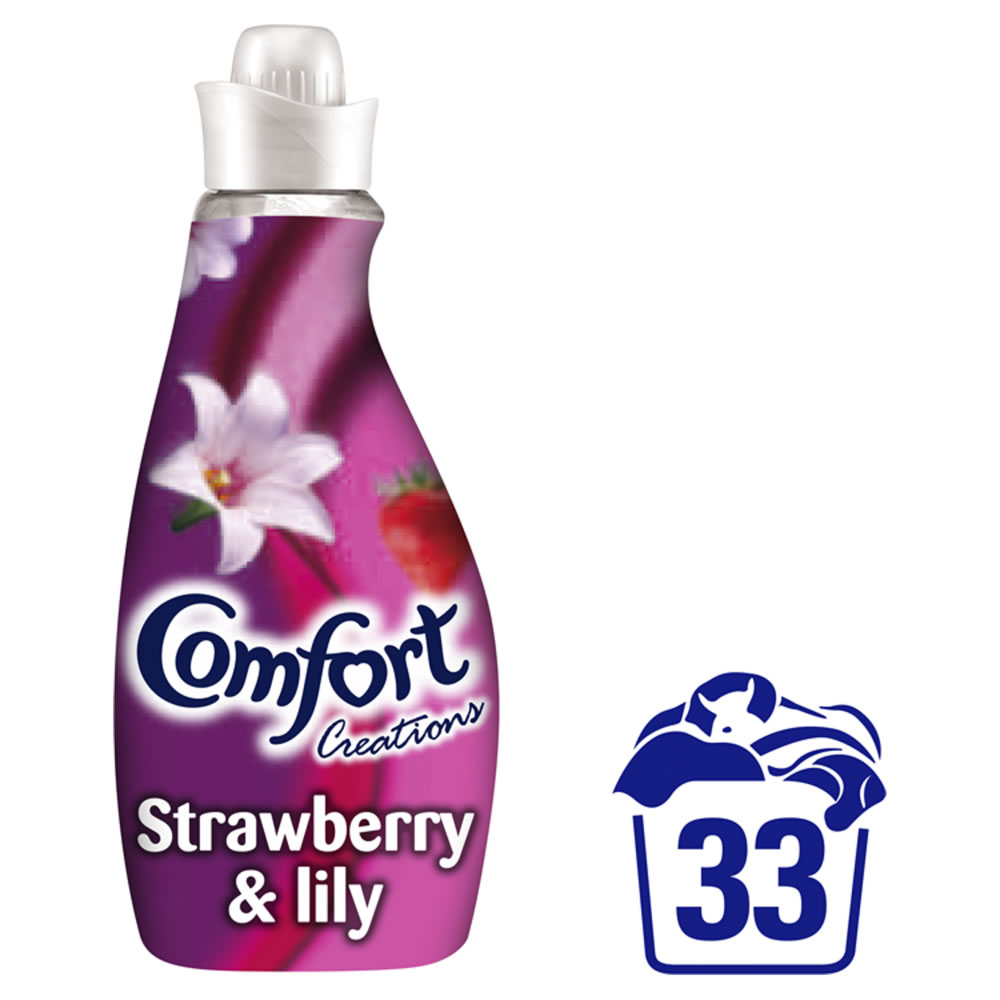 Comfort Strawberry and Lily Fabric Conditioner 22 Washes 1.16L Image 1