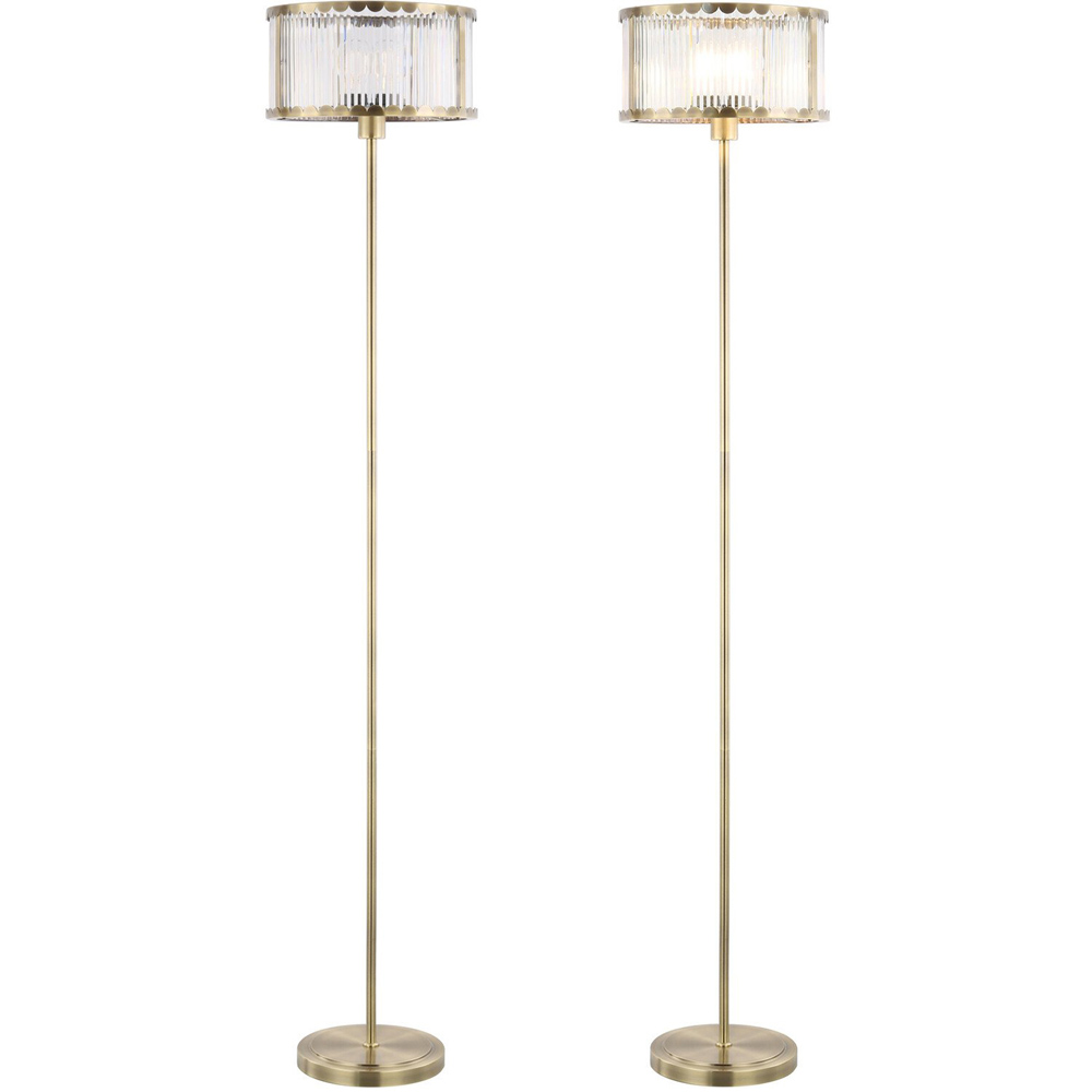 Bonnie Floor Lamp Antique Brass Image 6