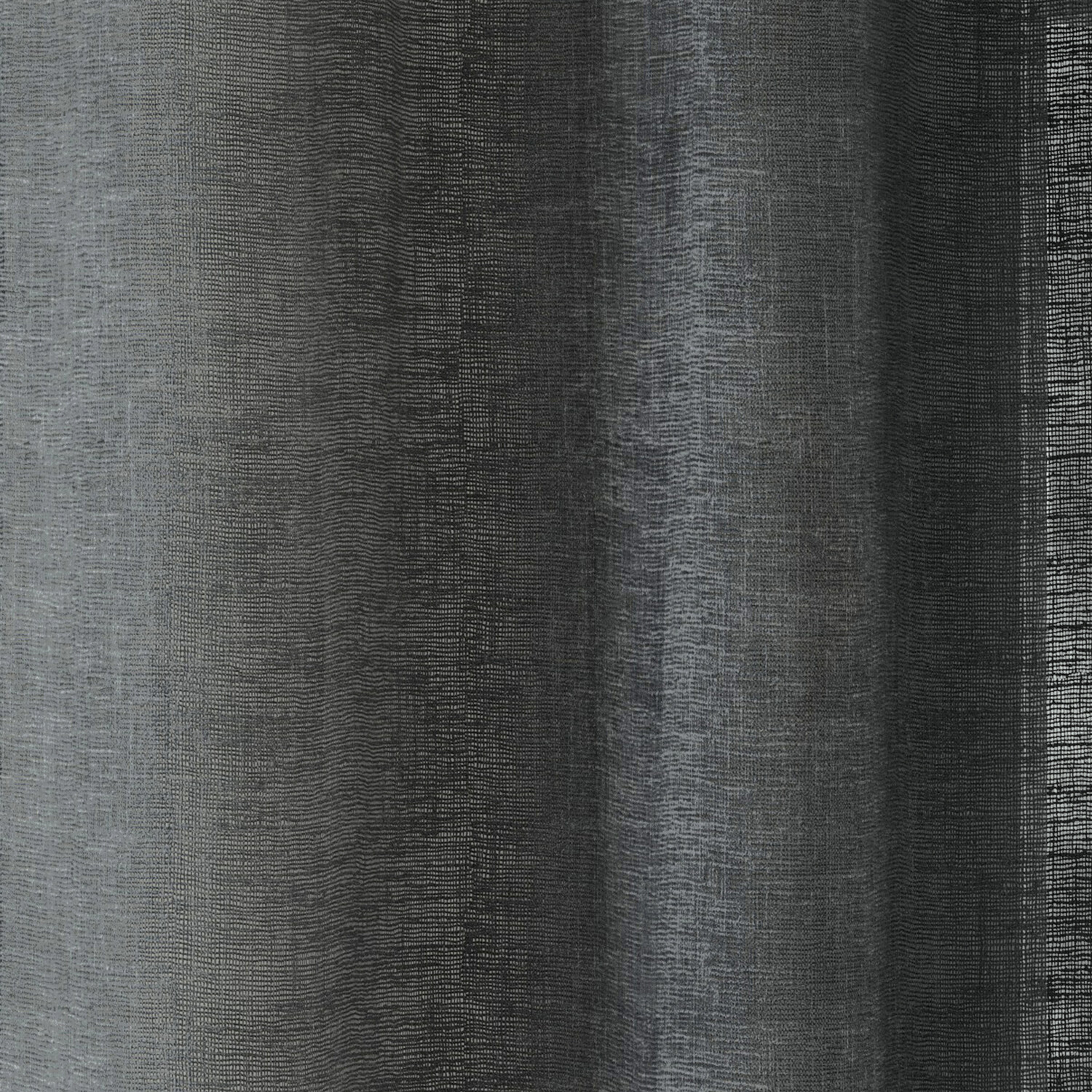 Rhodes Voile Panel Curtain - Charcoal / 137cm Image 3