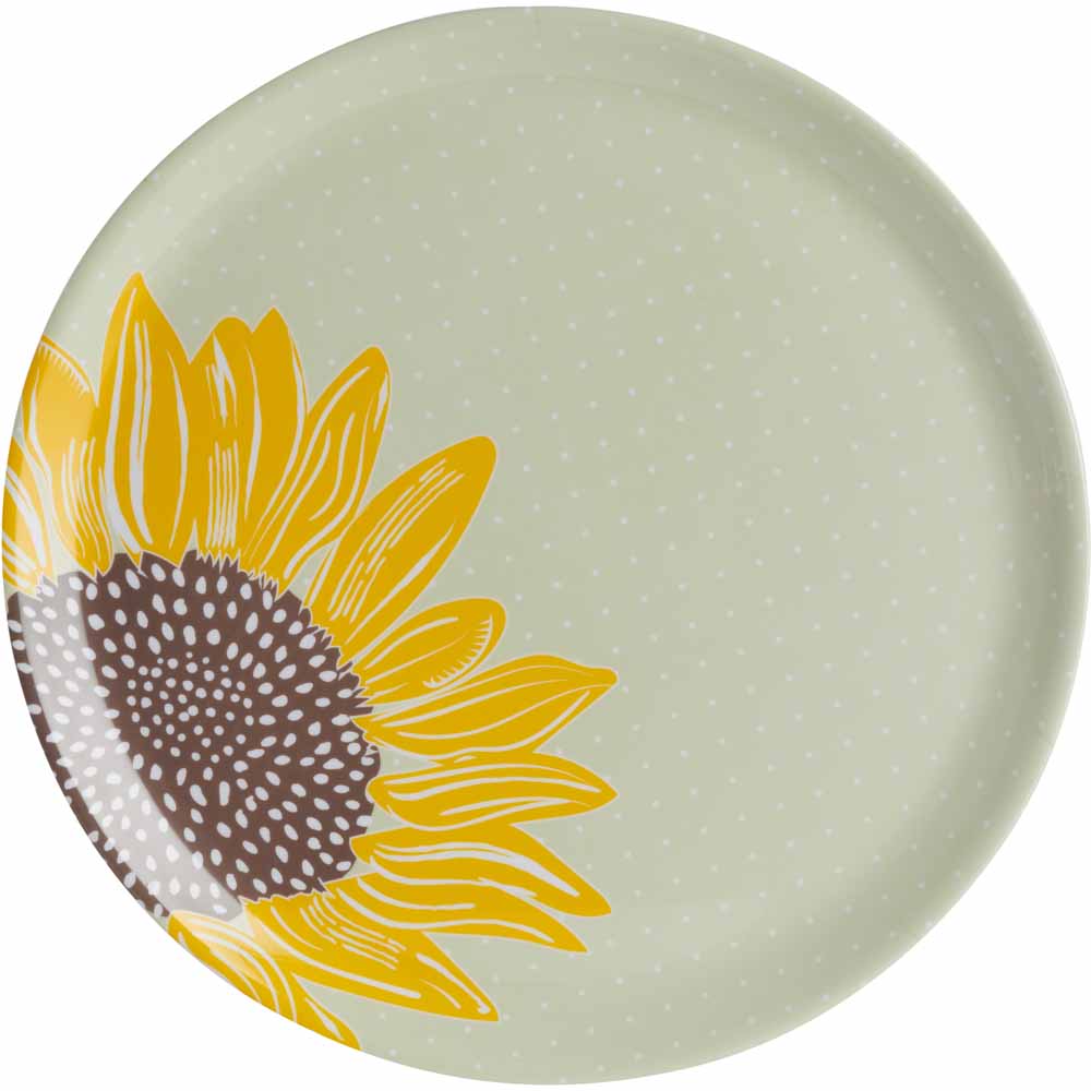 Sunflower Design Serving Tray 36cm Wilko