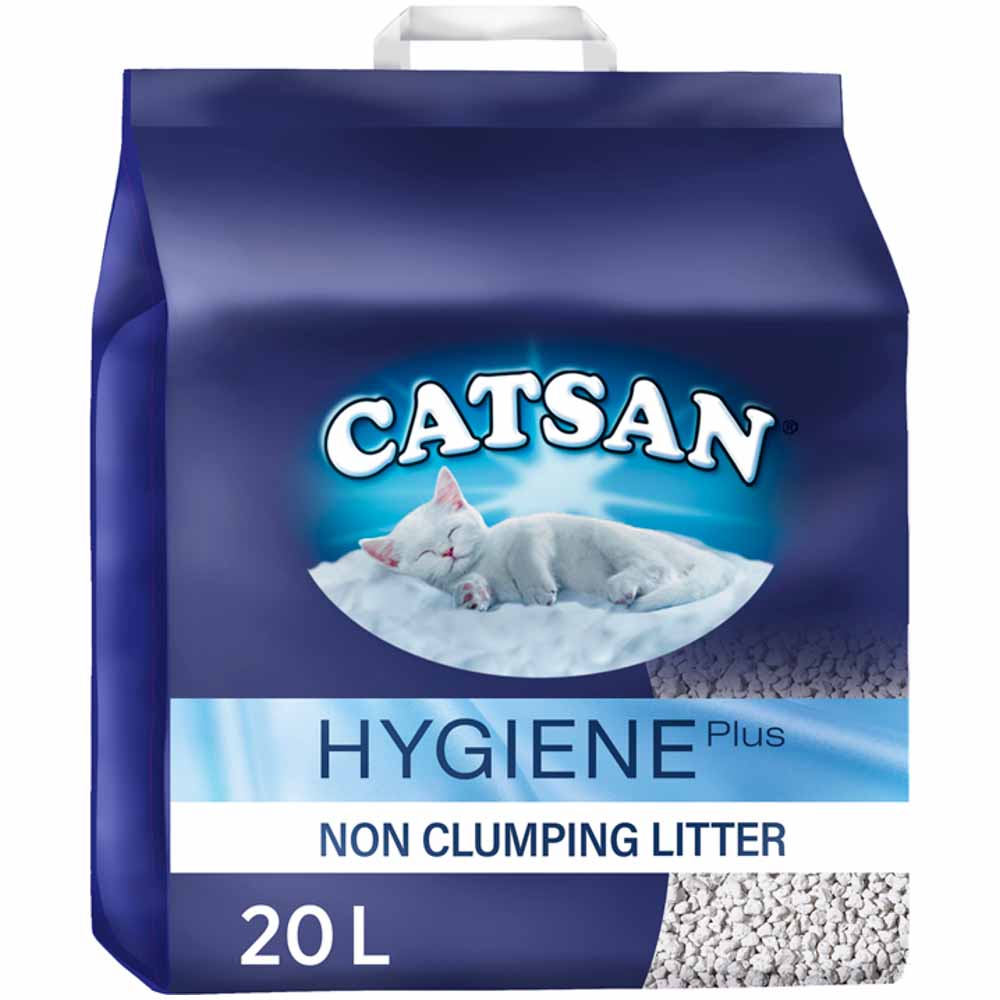 Catsan Hygiene Non Clumping Odour Control Cat Litter 20L Image 1