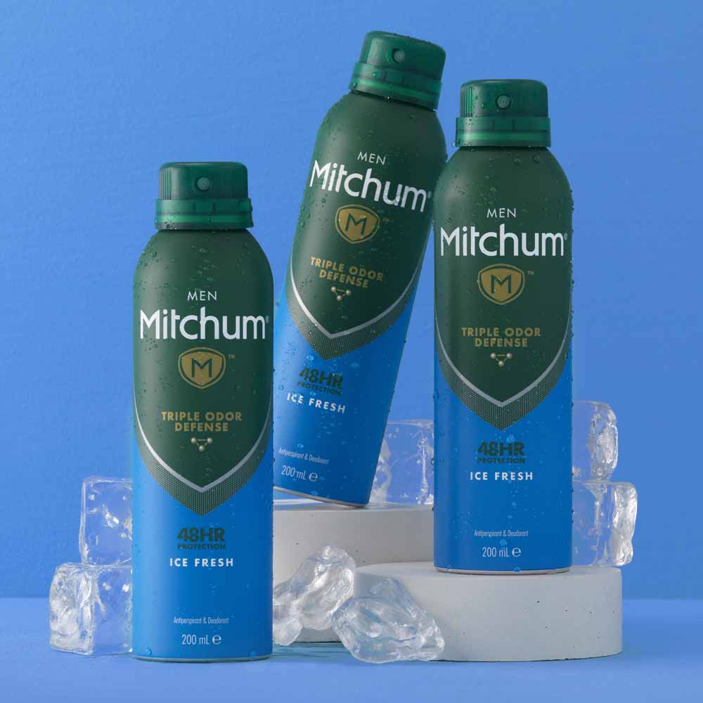 Mitchum Men Ice Fresh Anti-Perspirant Deodorant 200ml Image 3