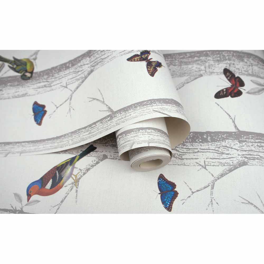 Holden Decor Epping White and Multicolour Wallpaper Image 2