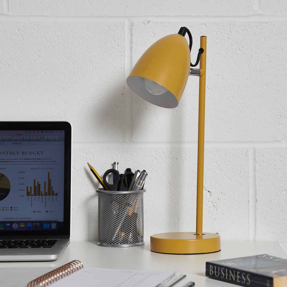 Wilko Mustard Task Lamp Wilko