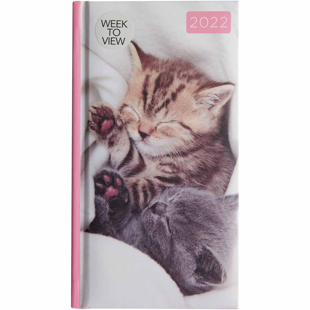 Wilko Slim Kitten Week To View Diary Image 1