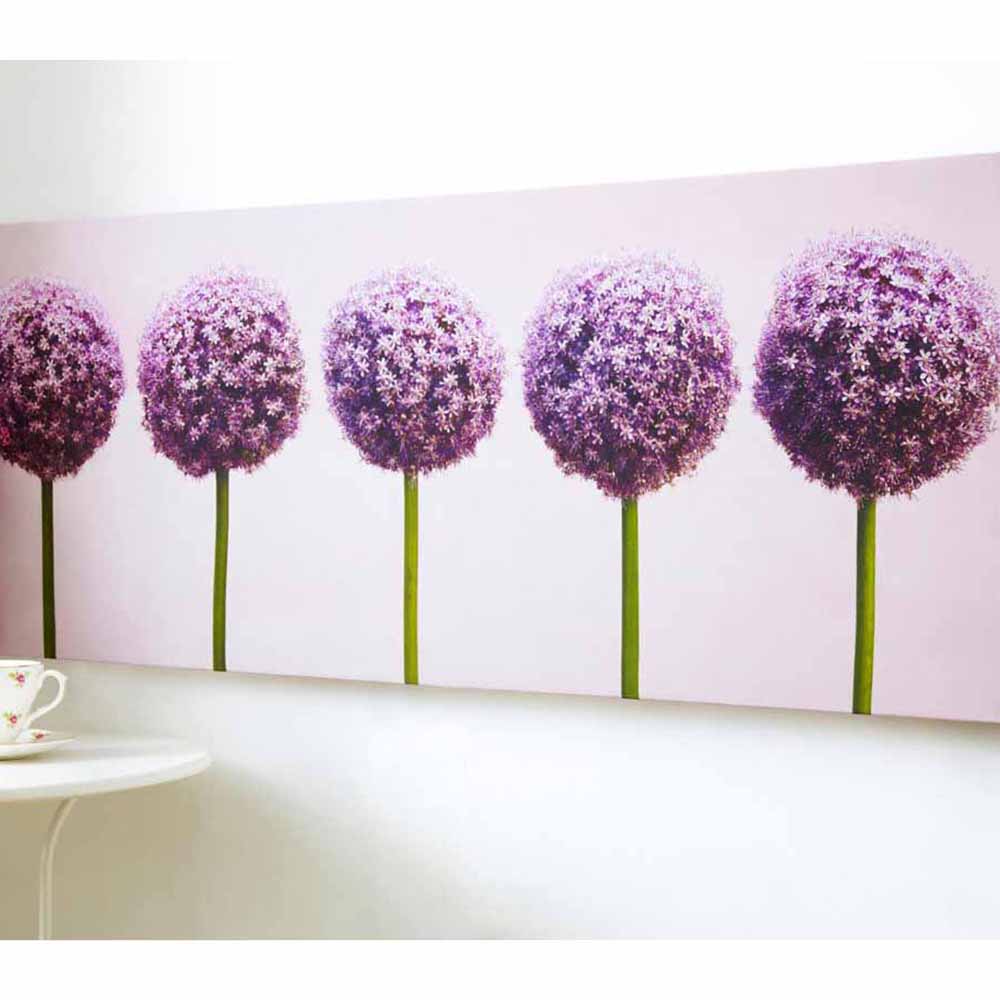 Art For The Home Row Of Alliums 100 x 40cm Image 2