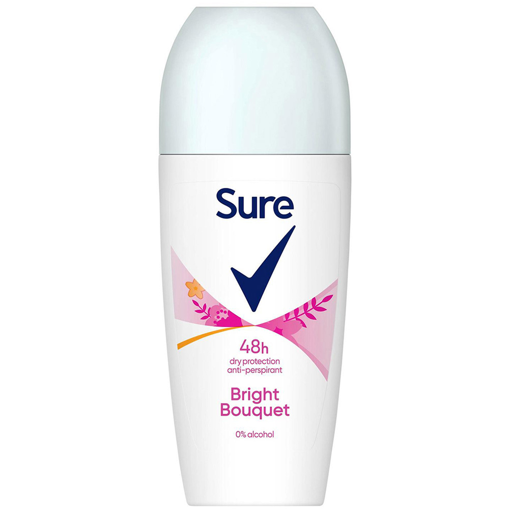 Sure Women Bright Bouquet 48H Protection Anti-Perspirant Roll On Deodorant 50ml 24 Pack Image 2