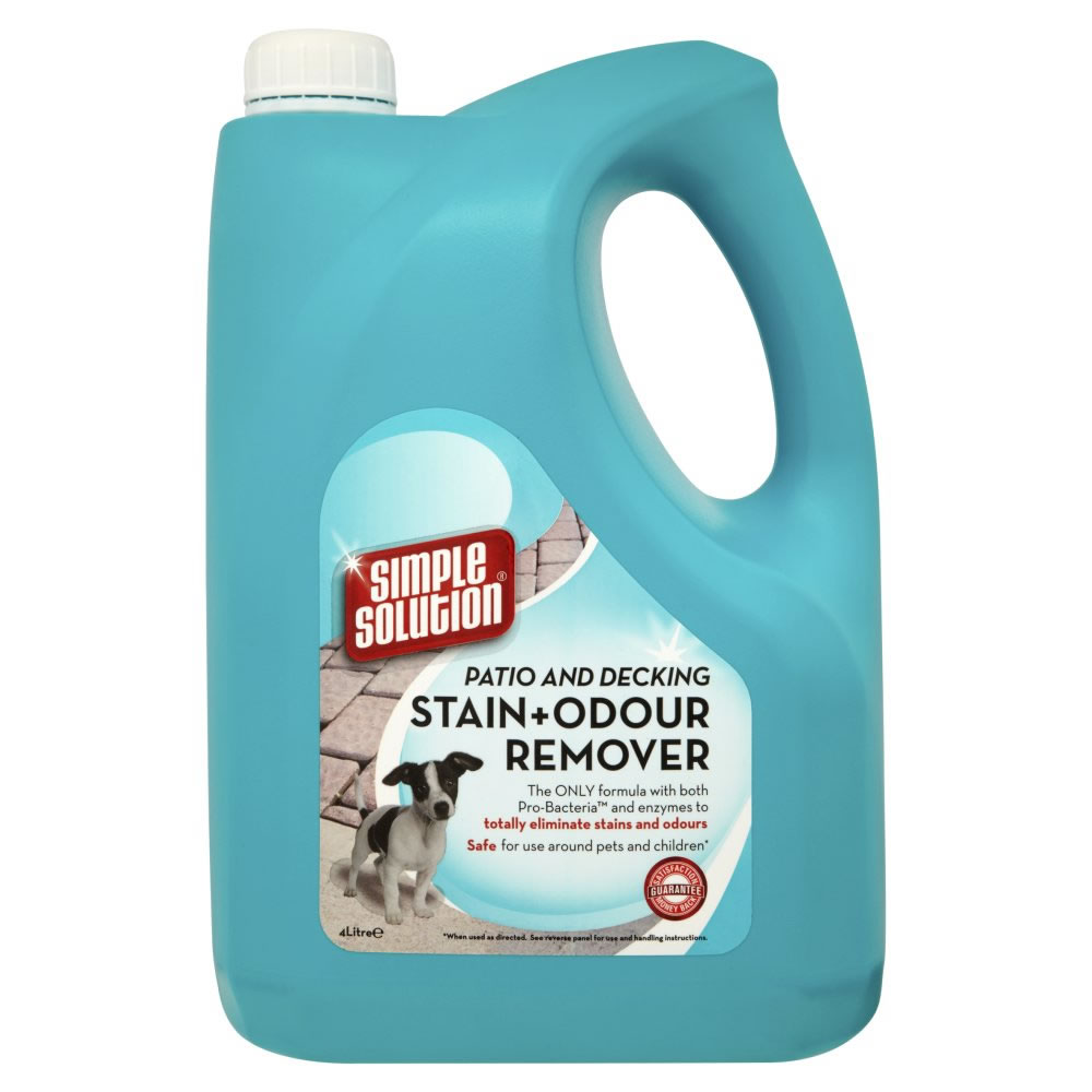 Simple Solution Patio and Decking Stain and Odour Remover 4L Wilko