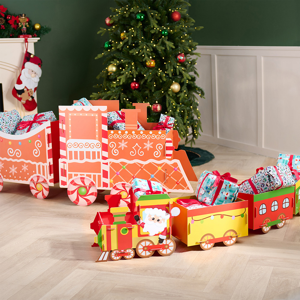 Small Festive Gift Train Hamper Image 9