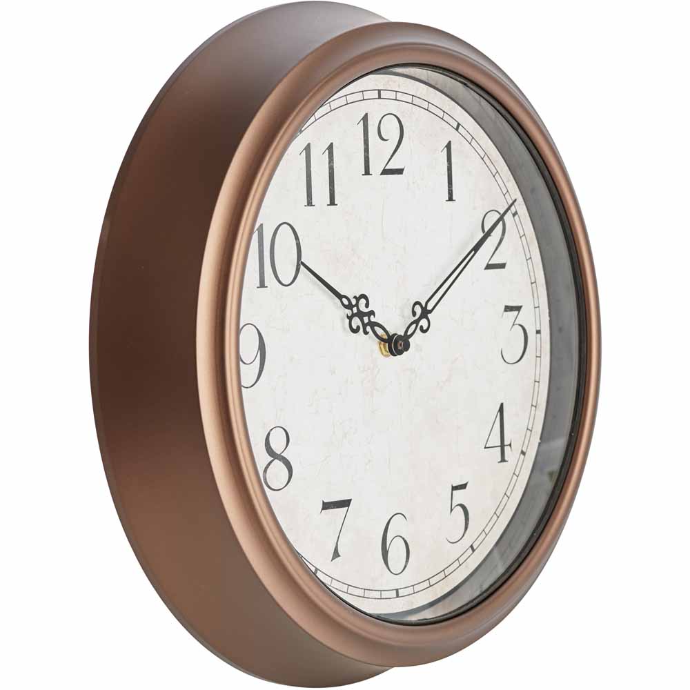 Wilko Garden Clock Brown Wilko