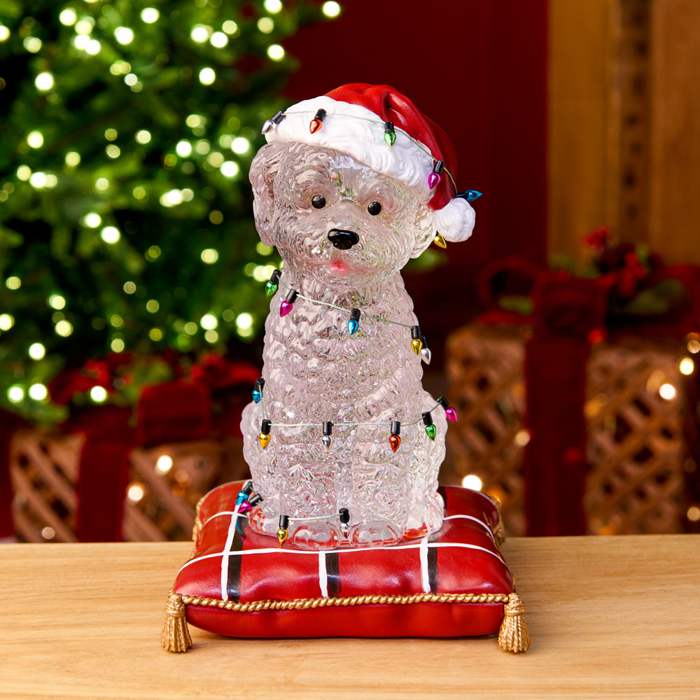 Cockapoo Light Up Glitter Spinner Image 3