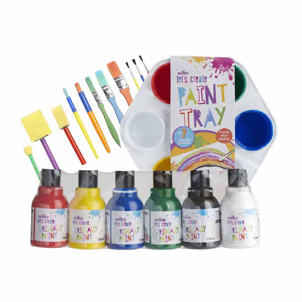 Wilko Craft Paint Bundle Image