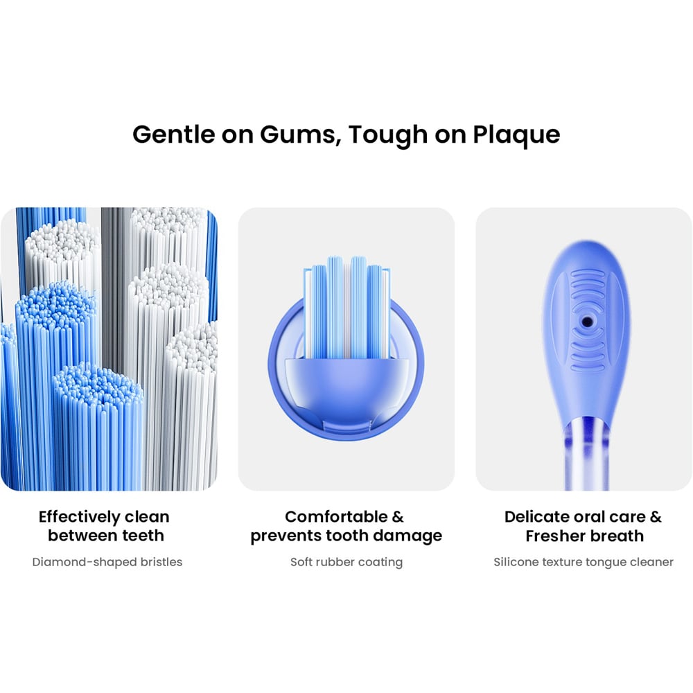 Oclean Ease Orange and Blue Rechargeable Electric Toothbrush Bundle Pack Image 9