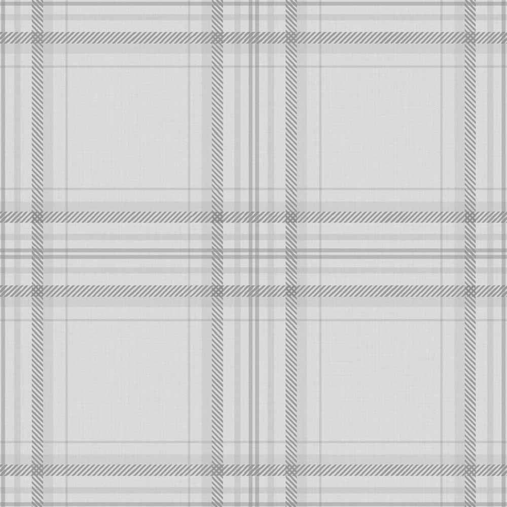Holden Decor Check Grey Charcoal Wallpaper Image 1