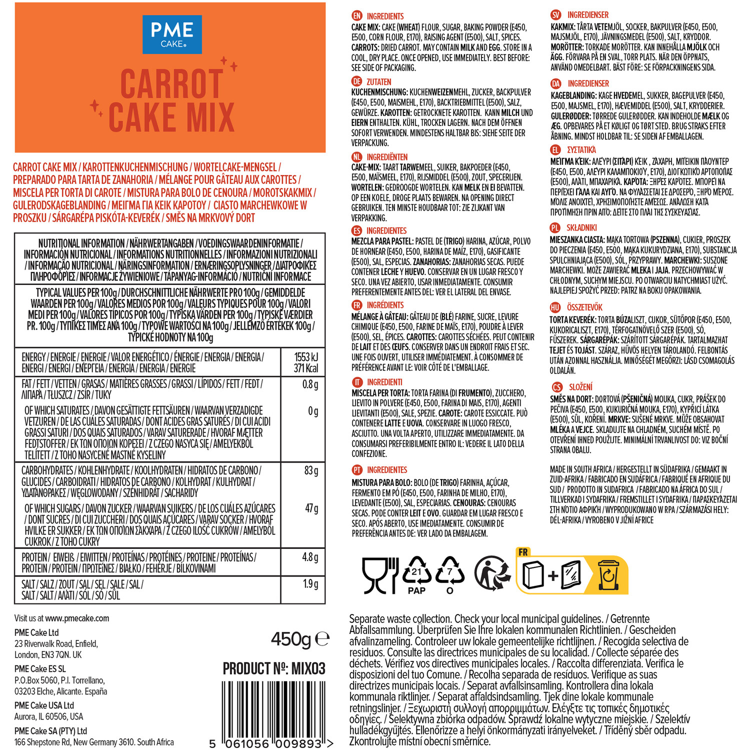 PME Carrot Cake Mix Image 7