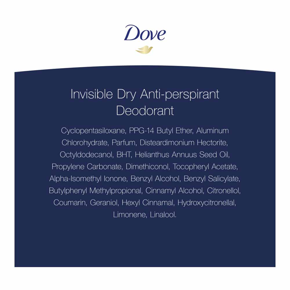 Dove Invisible Anti-Perspirant Spray 250ml Image 4