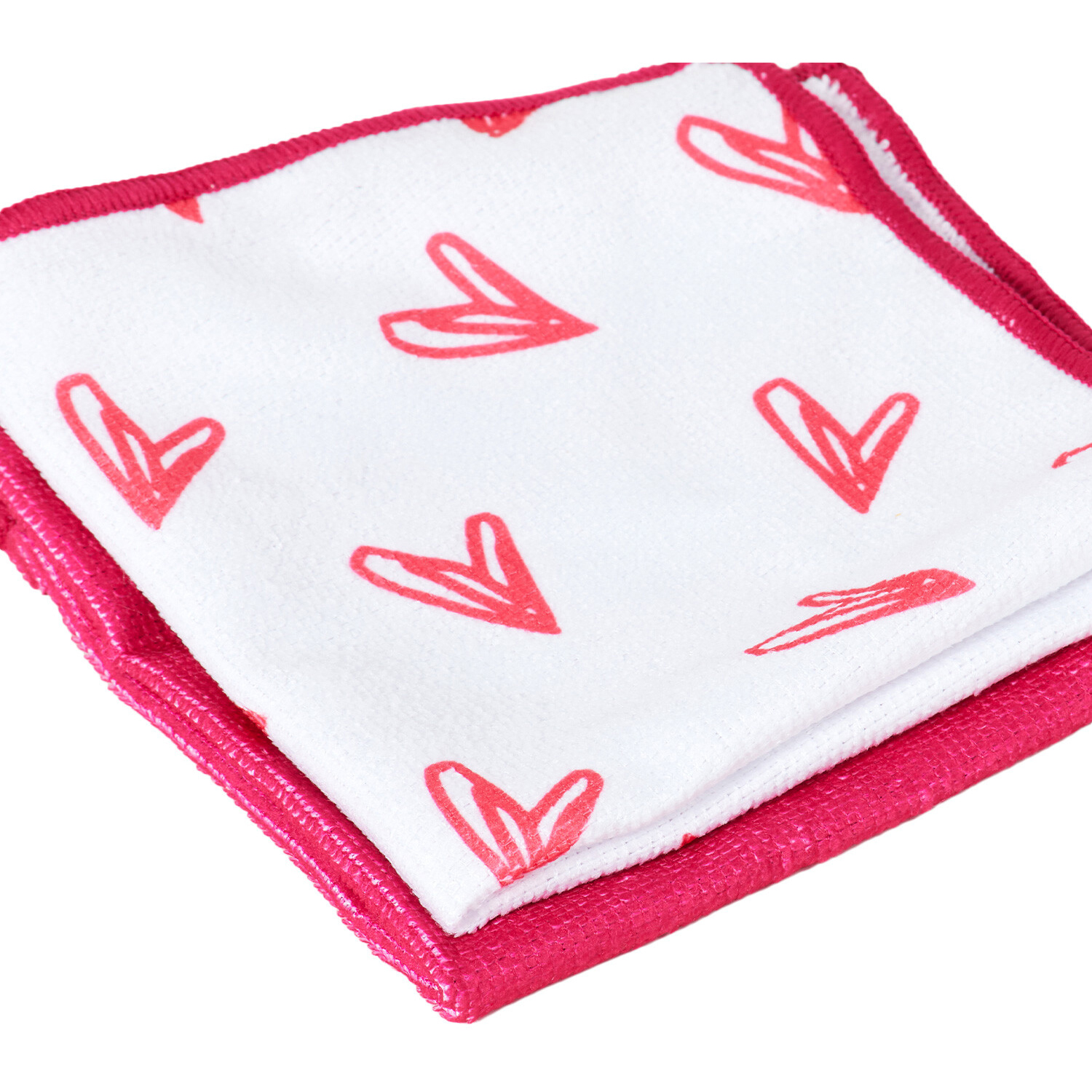 Daisy Pink Microfibre Cloth 3 Pack Image 2