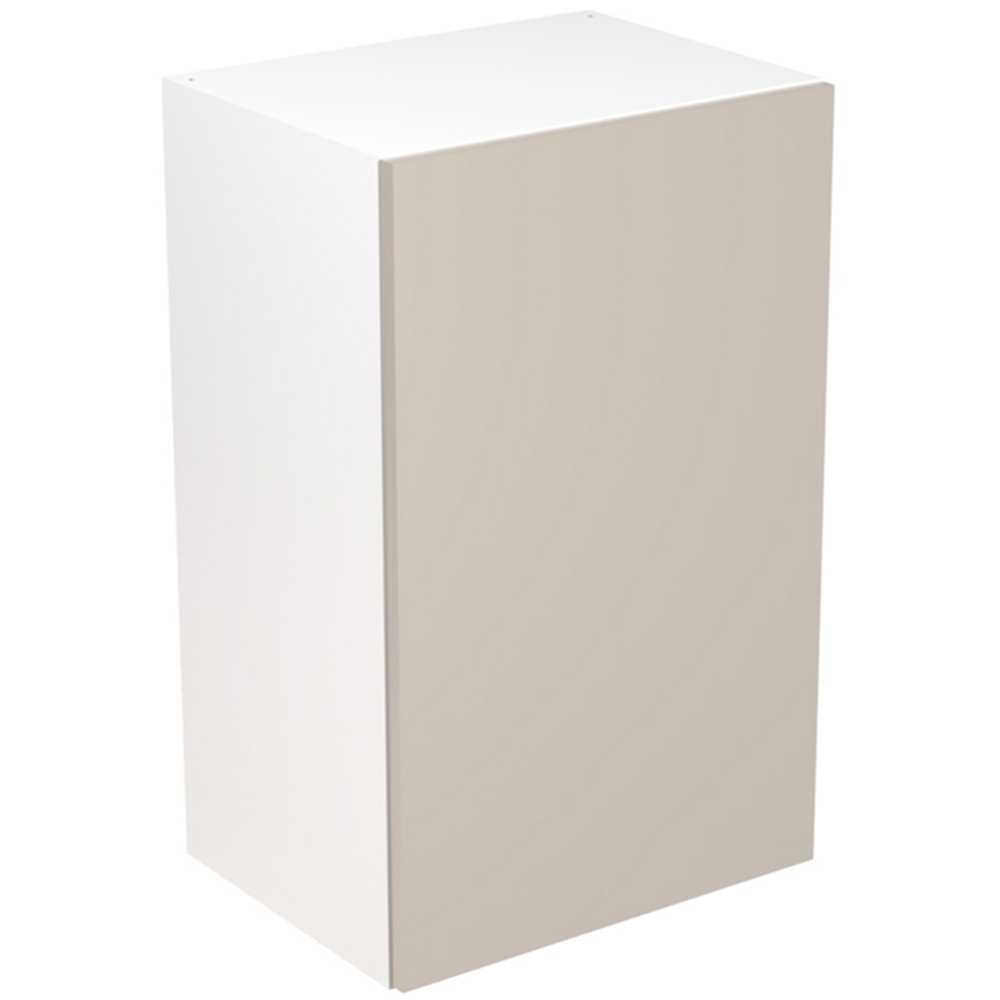 Kitchen Kit Slab Matt Light Grey Wall Kitchen Cabinet Flatpack 450mm Image 1