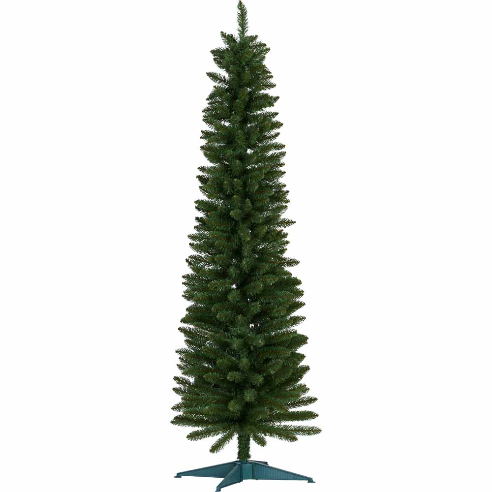 Wilko 6ft Slim Christmas Tree Image 2