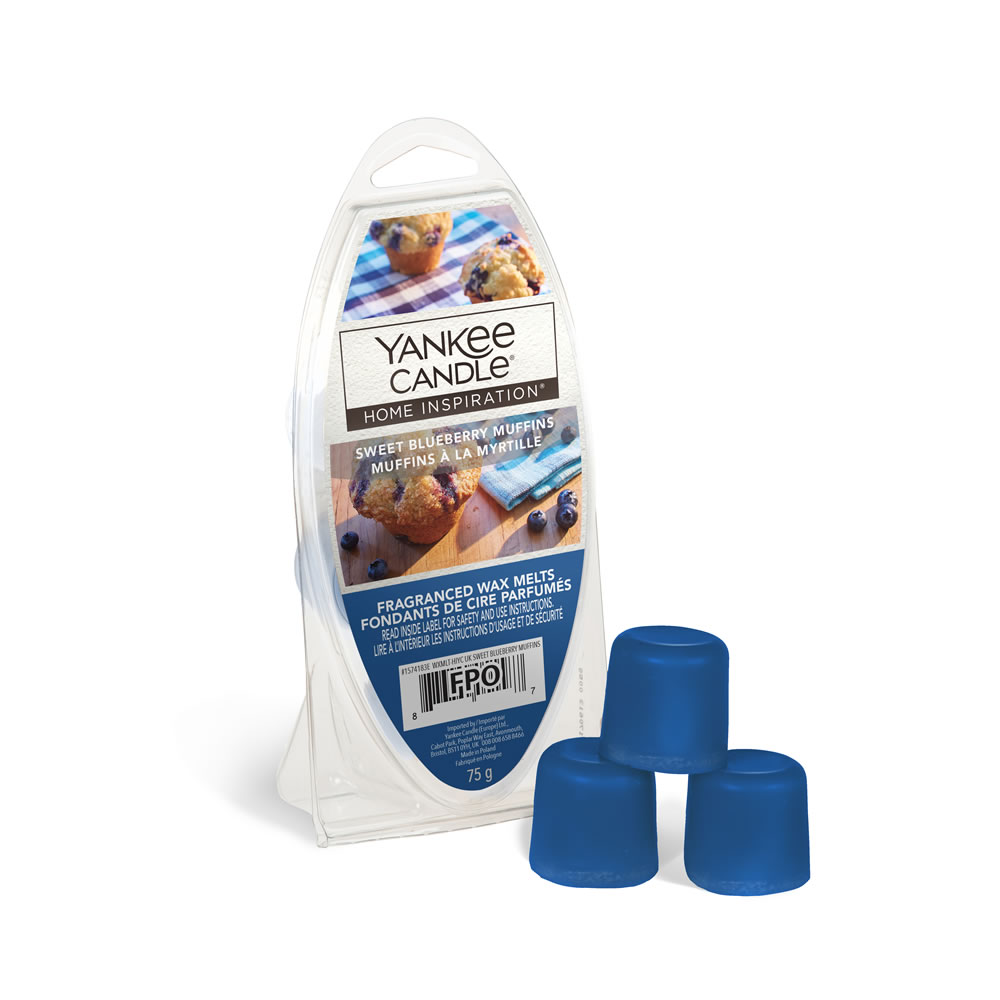 Yankee Candle Sweet Blueberry Muffins Wax Melts 6 pack Image 2