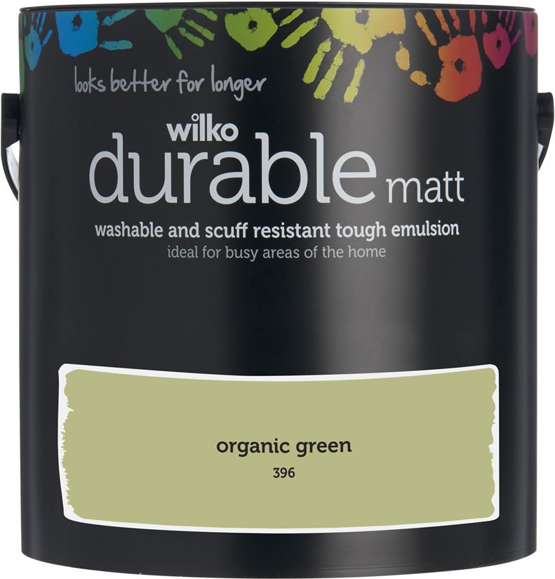 Wilko Green Paint Chart