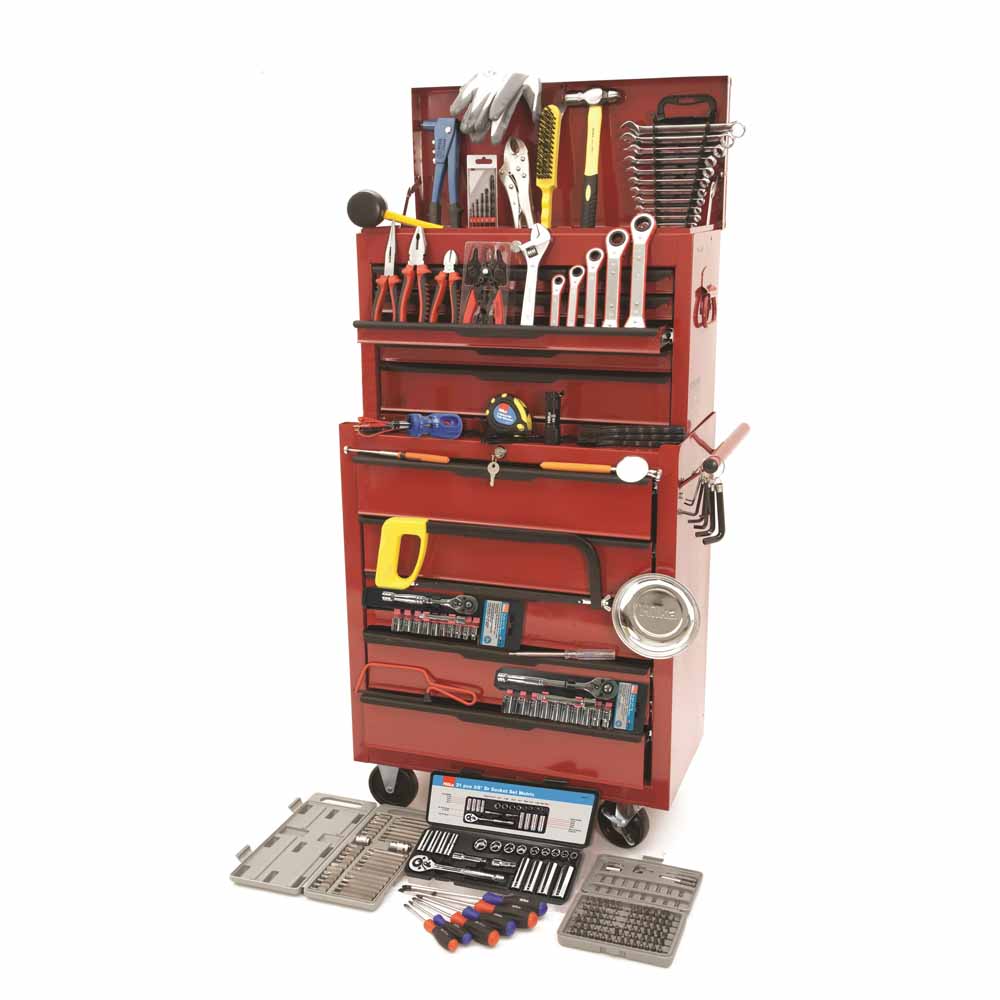 Hilka 271 Piece Heavy Duty Tool Chest and Cabinet Set Image 2