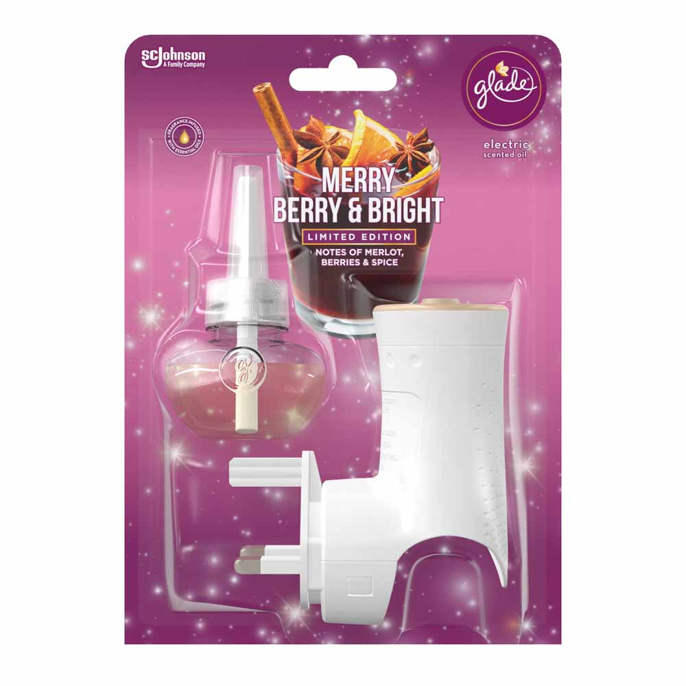 Glade Electric Holder and Refill Merry Berry and Bright Air Freshener 20ml Image 2
