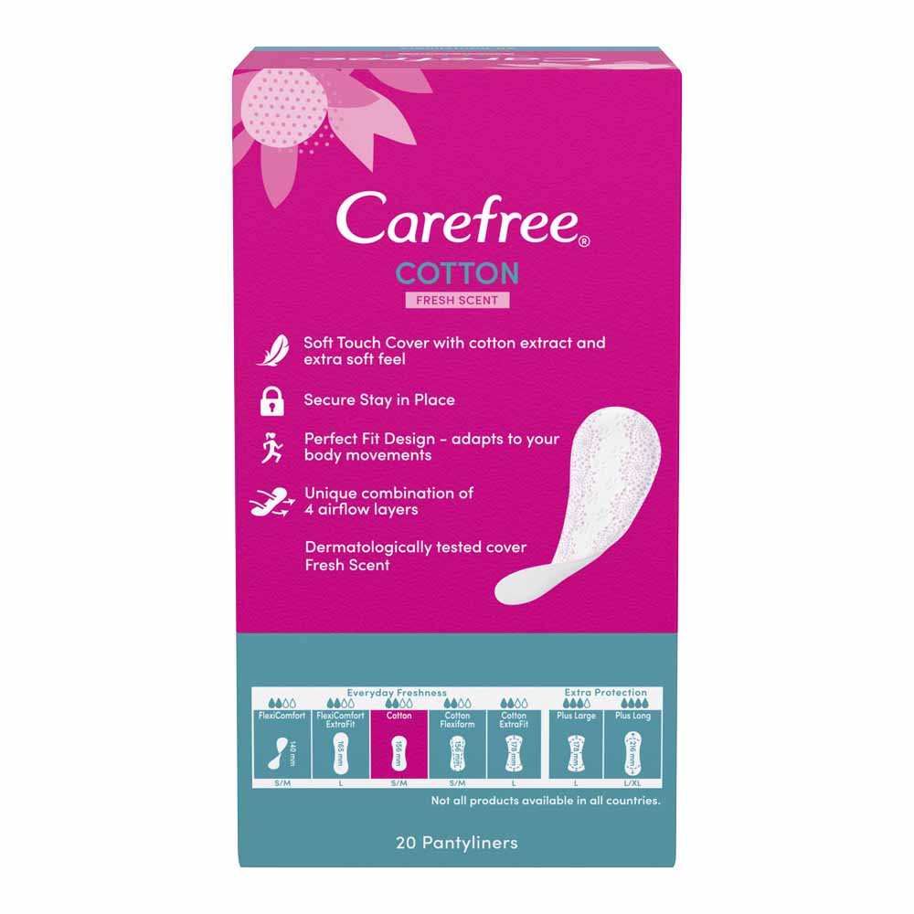 Carefree Fresh Pantyliners 20 pack Image 2
