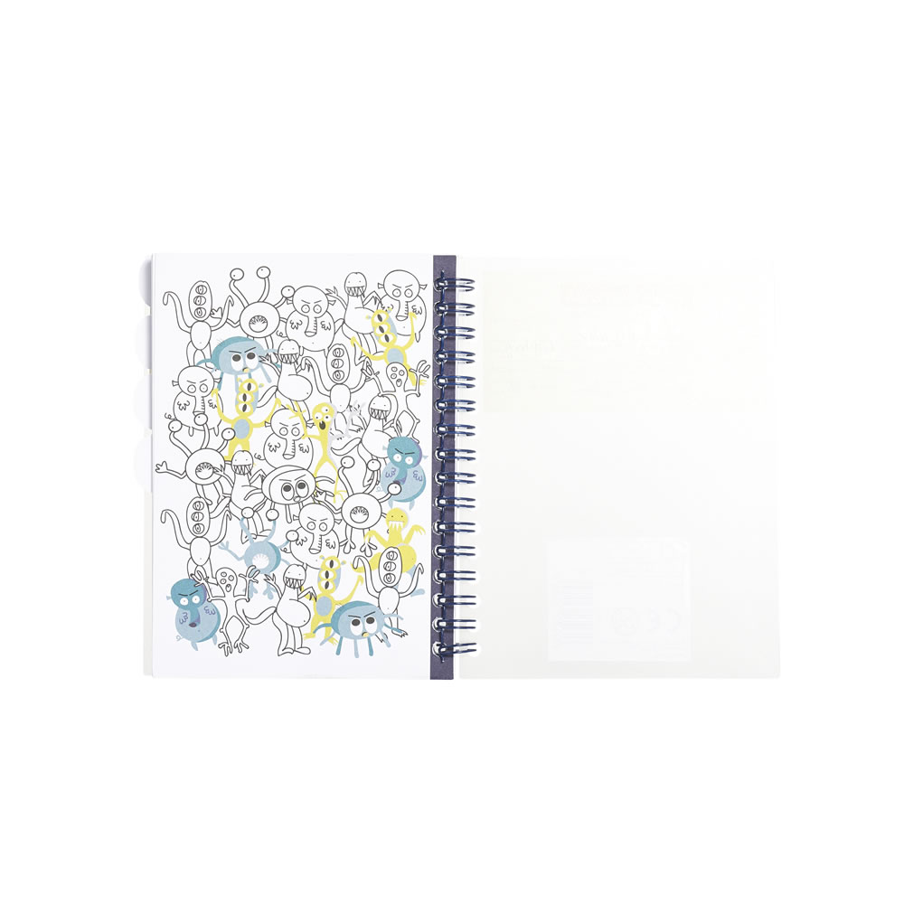 Wilko Space Colour in A6 Notebook Wilko