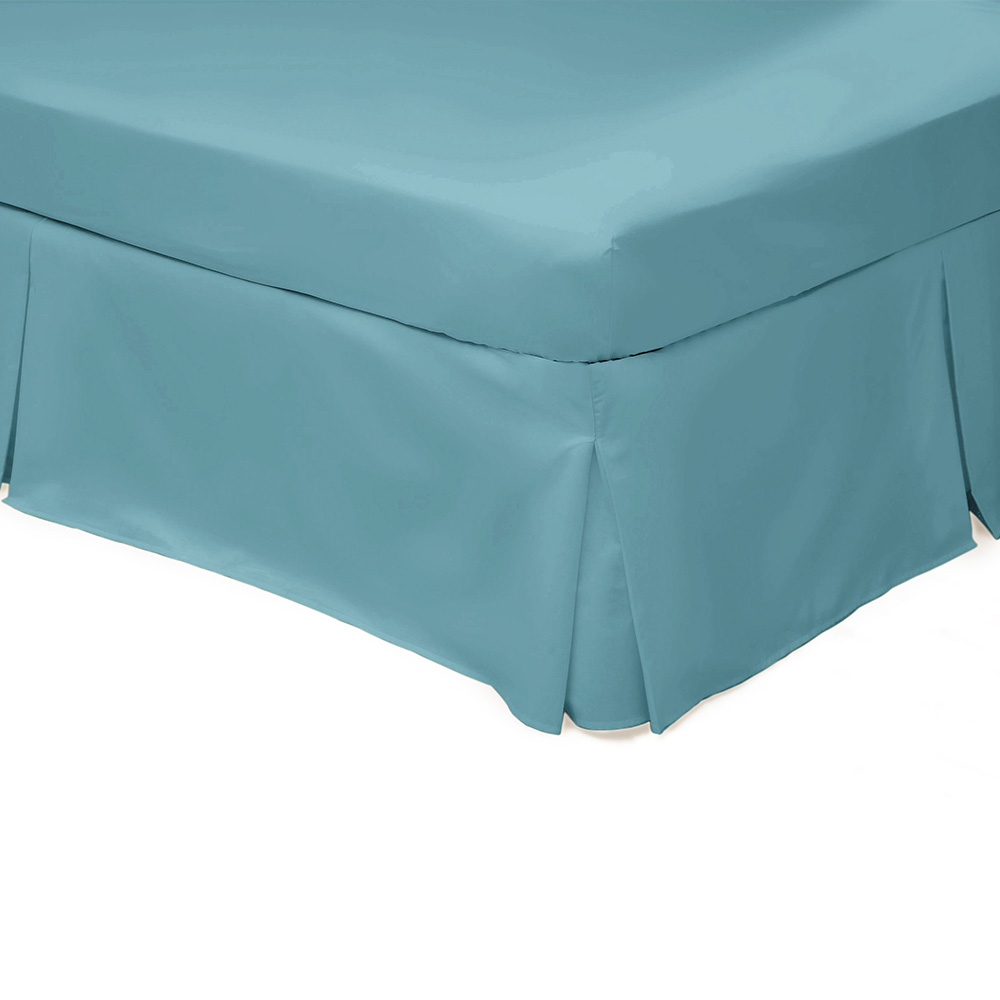 Serene King Size Teal Platform Valance Image 1