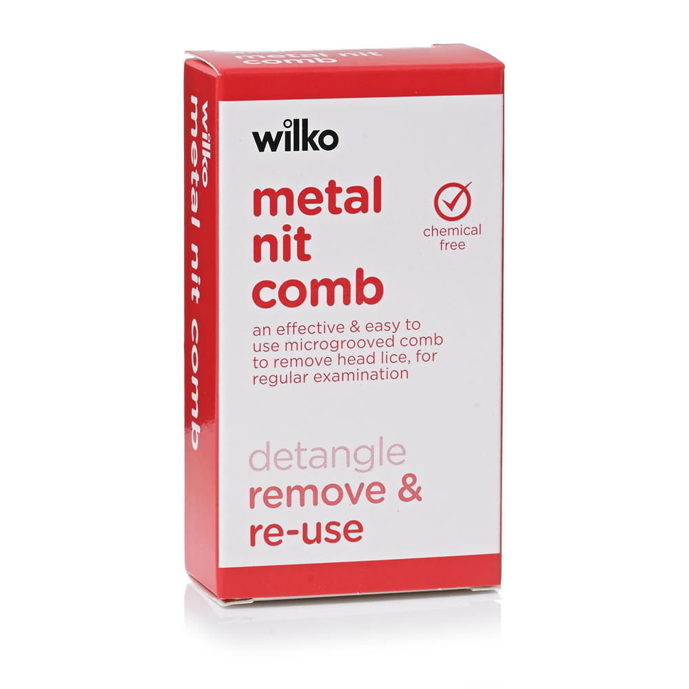 Wilko Nit Comb Metal Image